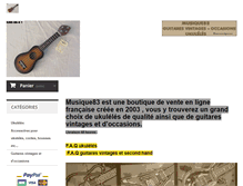 Tablet Screenshot of musique83.com